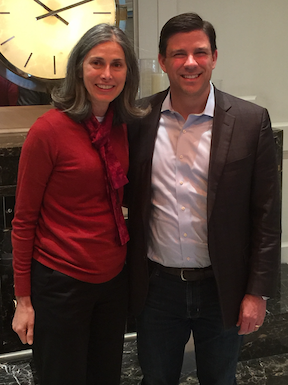 Christine Leunens and Michael Fabianbo